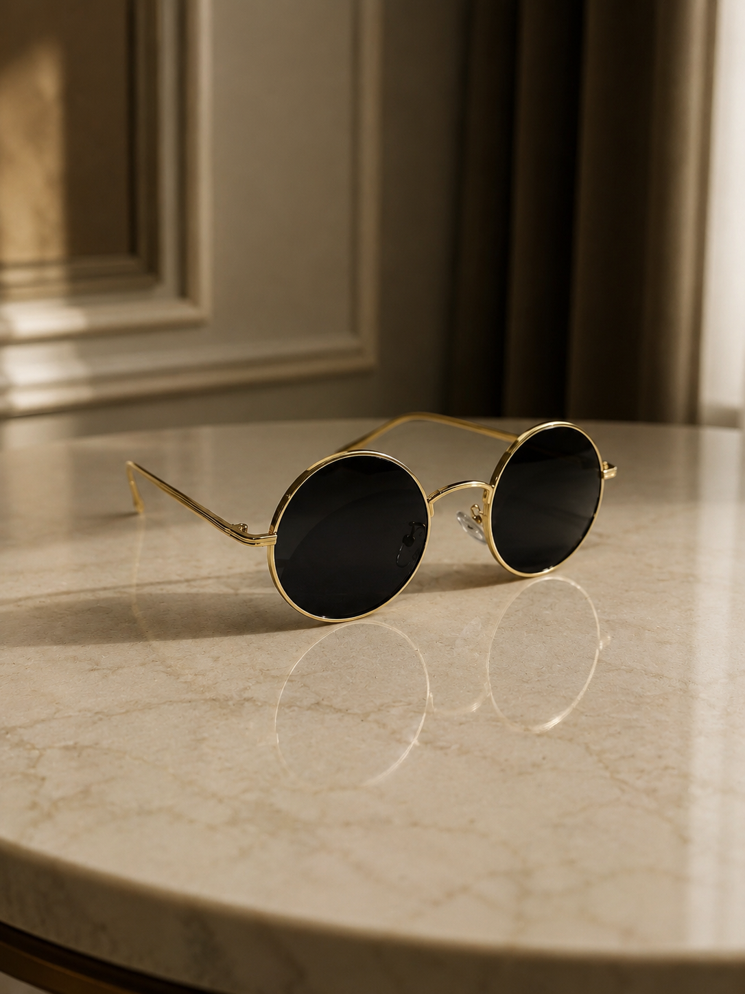LENTES LENON NEGRO DORADO