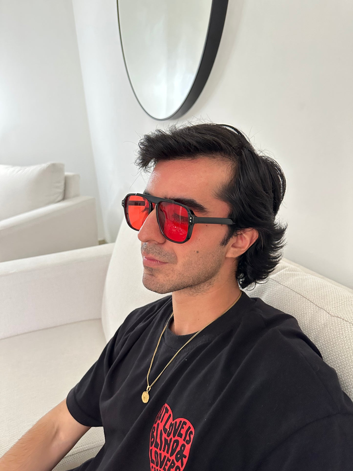 LENTES CHOPPER ROJOS