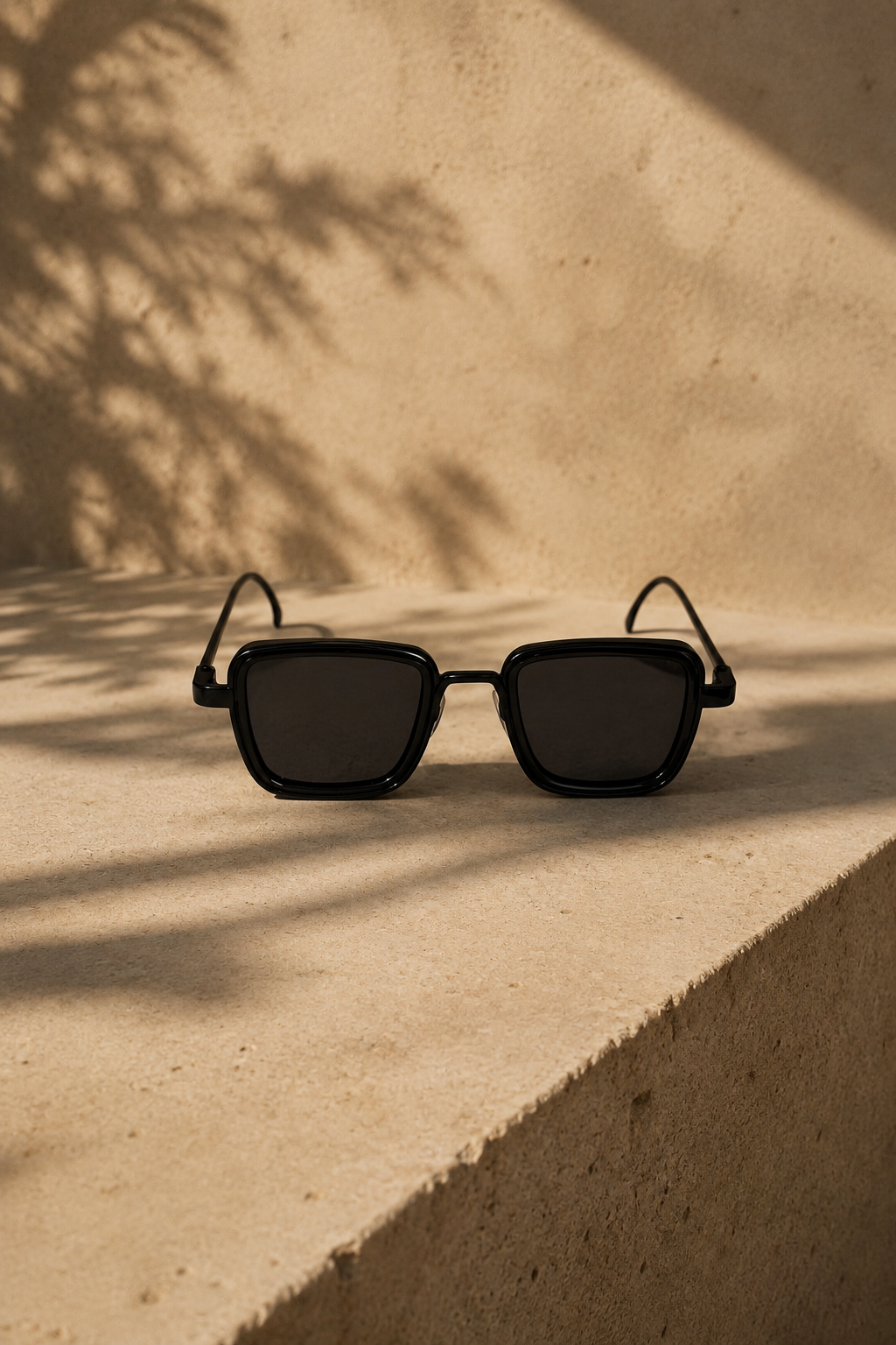 LENTES REVÓLVER NEGROS MATE