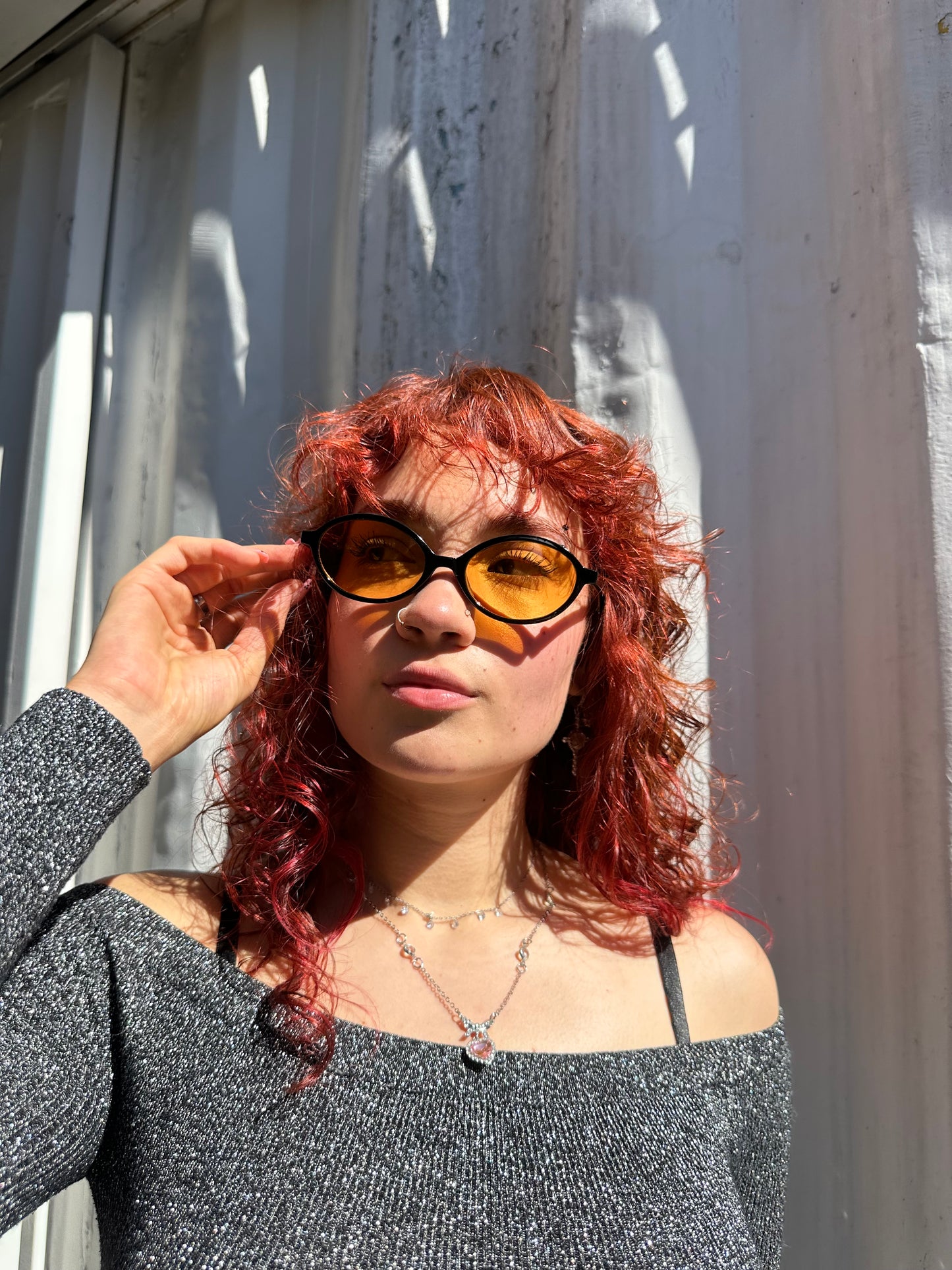 LENTES OVAL NARANJA
