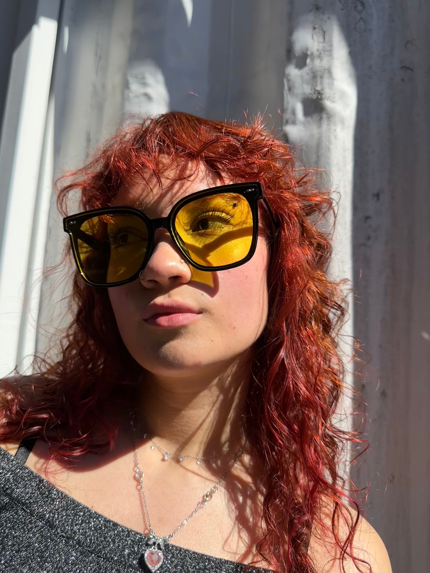 LENTES MARIPOSA AMARILLOS