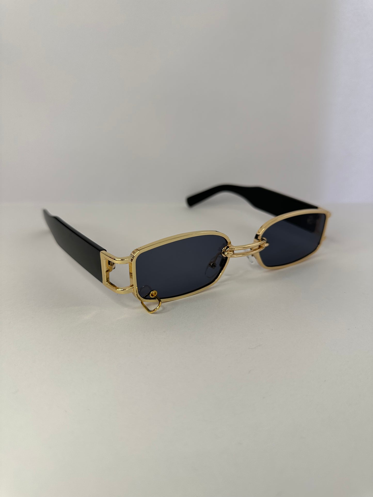 LENTES PERCING NEGRO DORADO