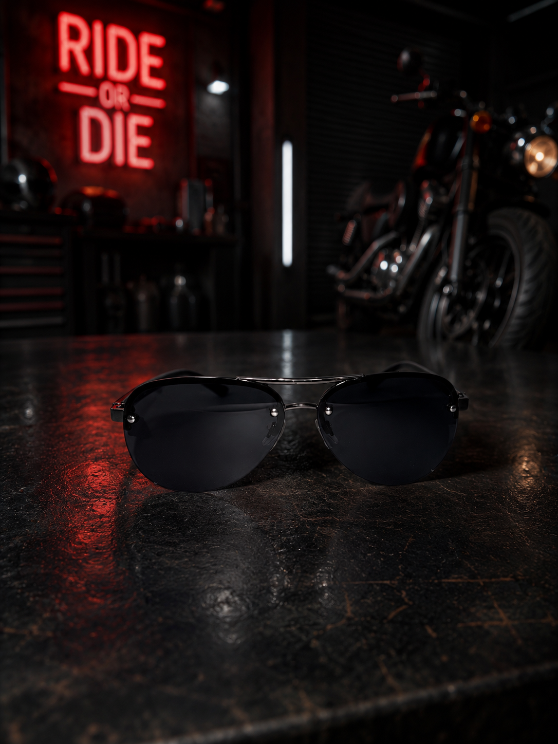 LENTES PILOTO NEGRO