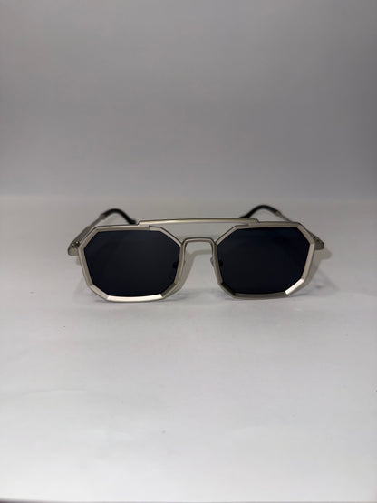 LENTES TITANIUM NEGRO PLATA