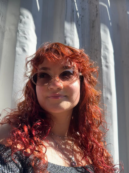 LENTES OVAL ROSE GOLD