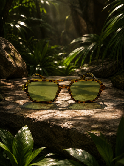 LENTES TESLA VERDE/CAREY
