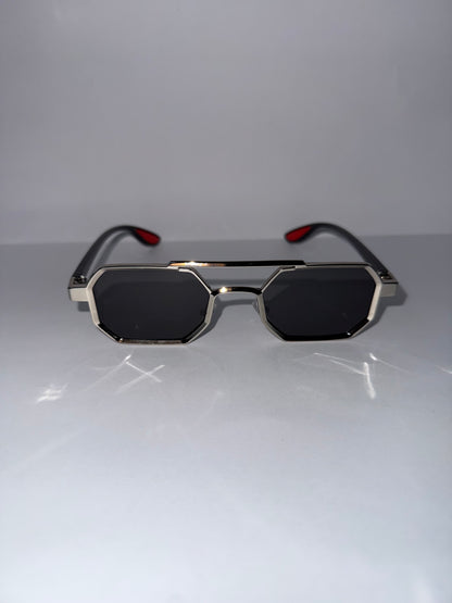 LENTES TITANIUM MINI NEGRO PLATA