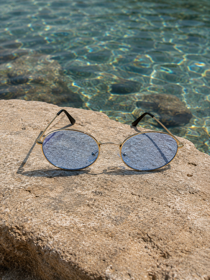 LENTES CIRCLES AZUL