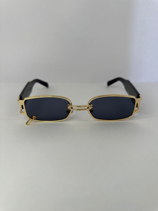 LENTES PERCING NEGRO DORADO