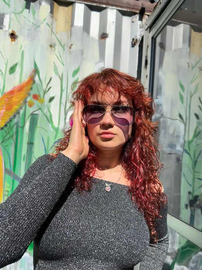 LENTES AVIATOR MORADO