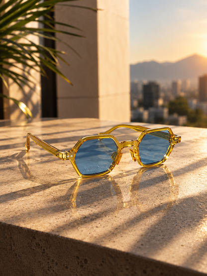 LENTES MÓNACO AZUL