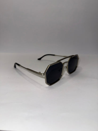 LENTES TITANIUM NEGRO PLATA