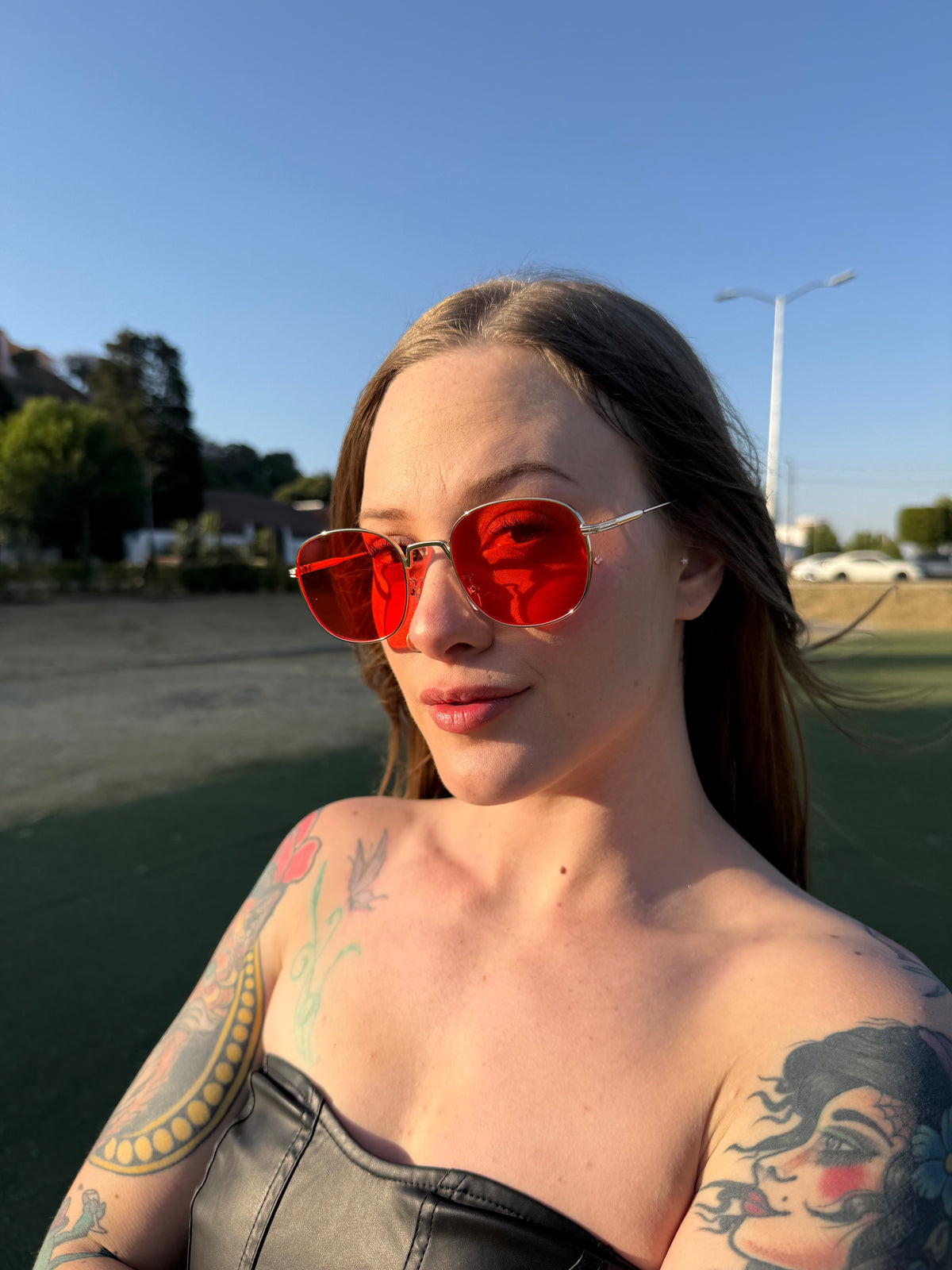 LENTES MÚSICO ROJO