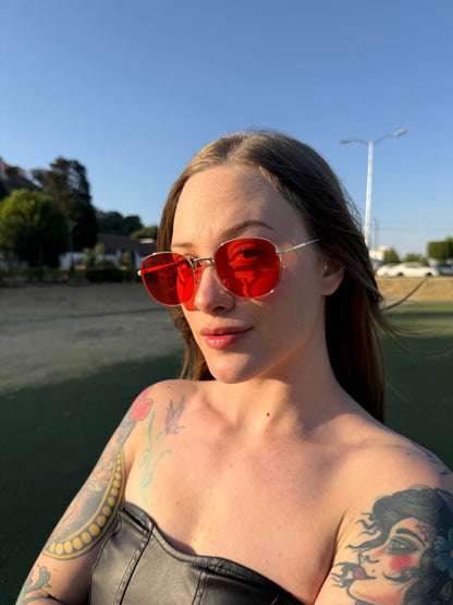 LENTES MÚSICO ROJO