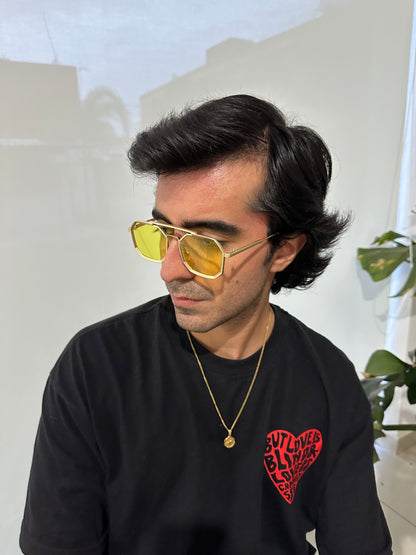 LENTES TITANIUM AMARILLOS