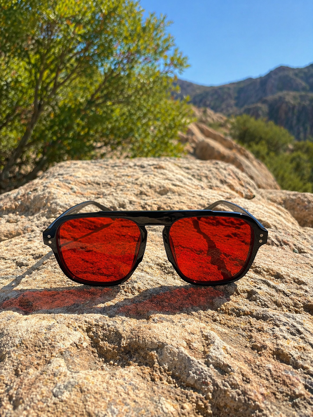 LENTES CHOPPER ROJOS