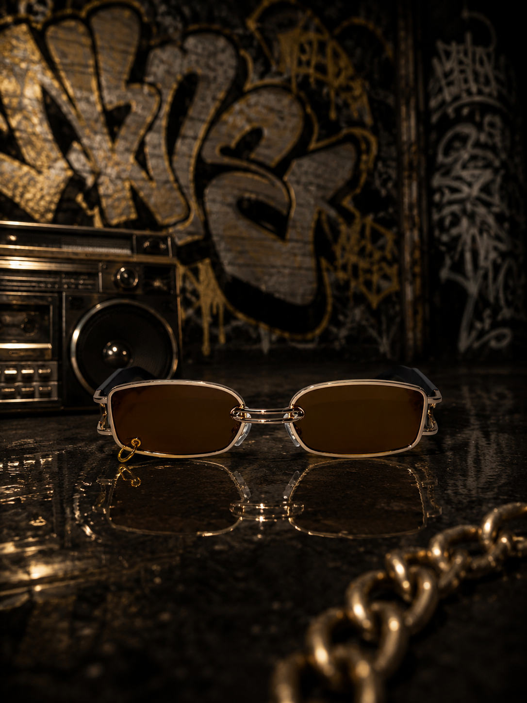 LENTES PIERCING CAFÉ