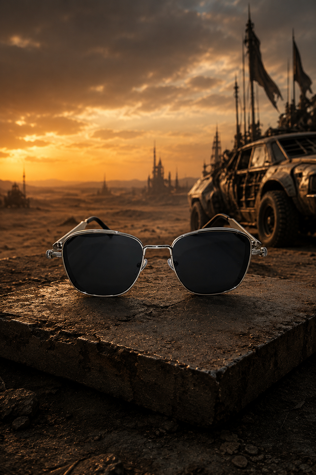 LENTES MAD MAX 3.0 PLATA NEGRO