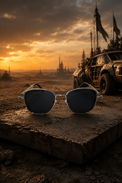 LENTES MAD MAX 3.0 PLATA NEGRO