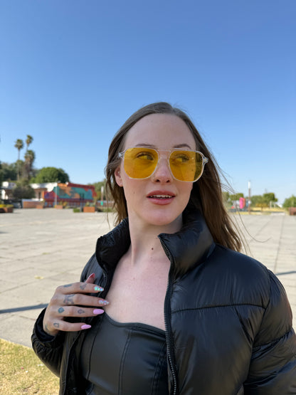 LENTES BIKER GHOST AMARILLOS