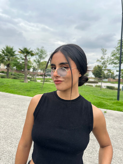 LENTES CIRCLES AZUL
