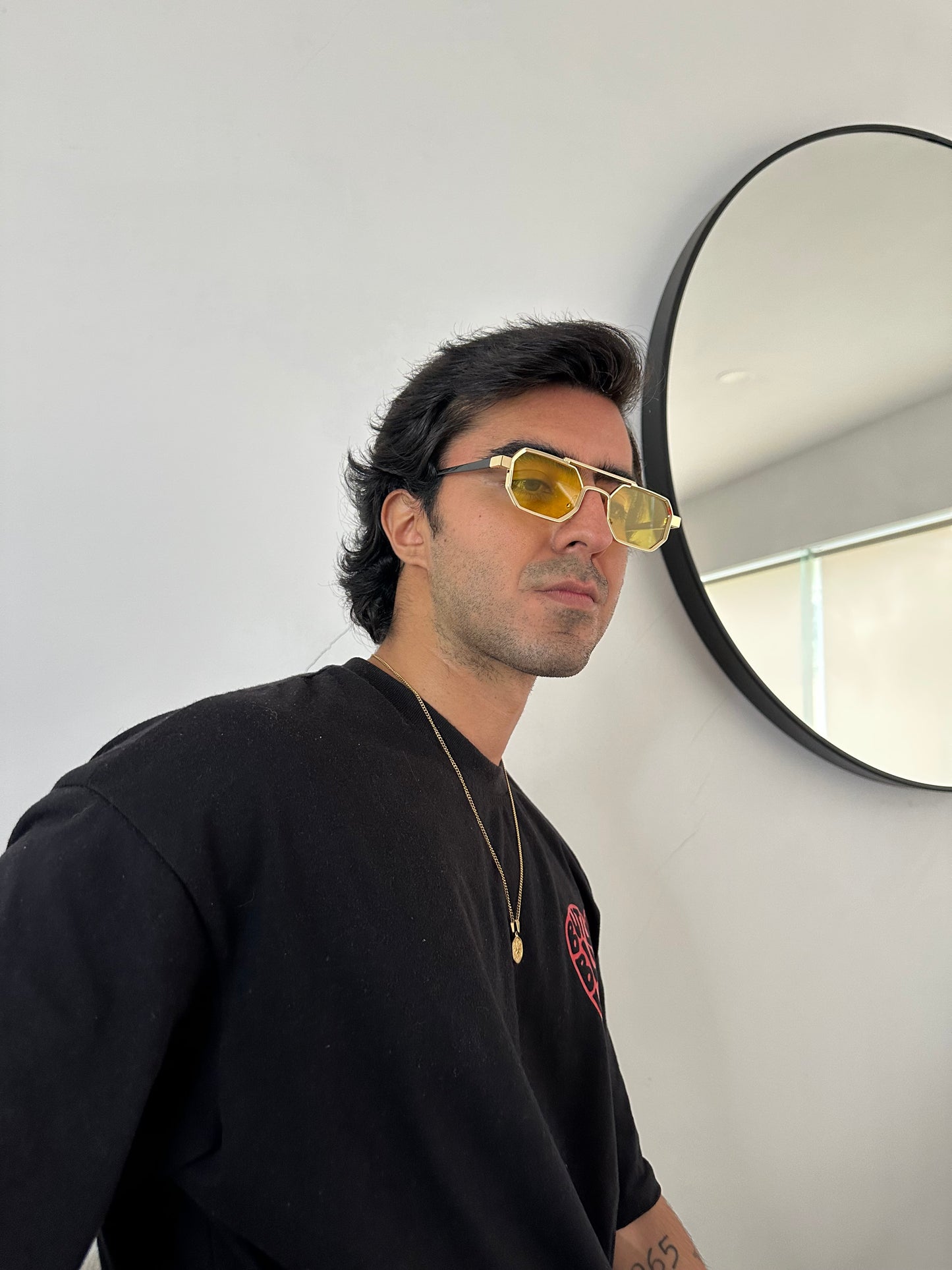 LENTES TITANIUM MINI AMARILLO