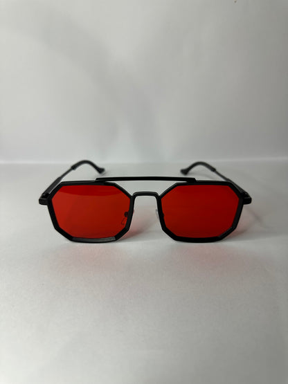 LENTES TITANIUM ROJO