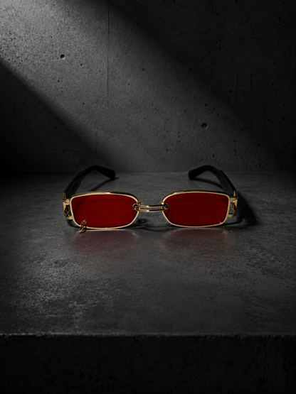 LENTES PIERCING ROJOS