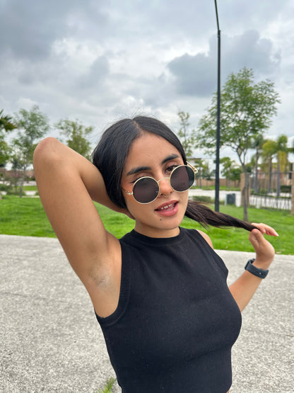 LENTES LENON NEGRO DORADO