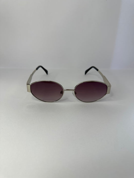 LENTES GLAMOUR MORADO PLATA