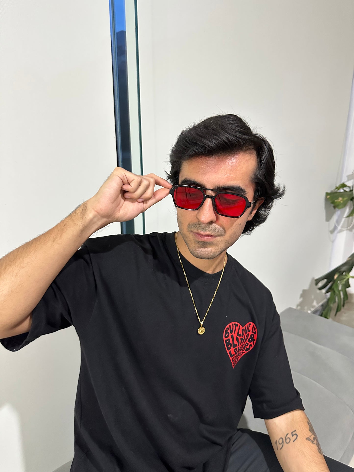 LENTES TESLA ROJOS