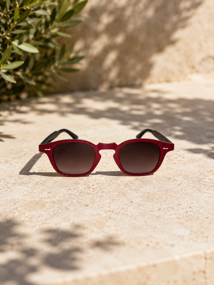LENTES MINIMAL ROJO