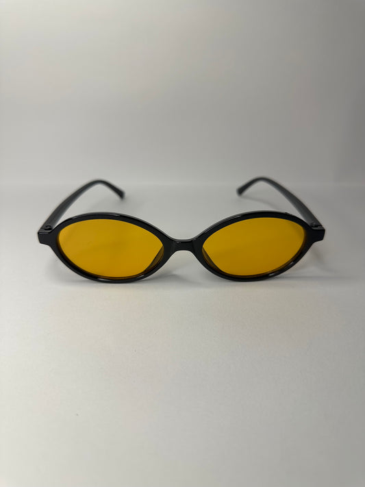 Lentes oval naranjas