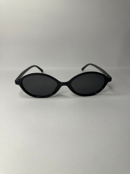 LENTES OVAL NEGROS DAMA