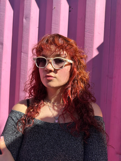 LENTES MINIMAL BLANCO